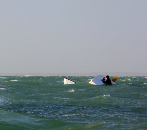 Zeilteam Zeeland, oeps moment